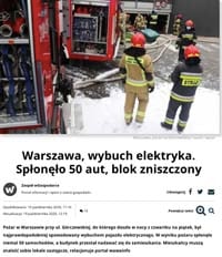 Wybuch elektryka - news z gospodarce