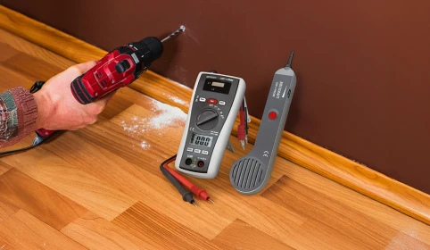 Znajdź przewody w ścianie i zmierz napięcie jednym narzędziem