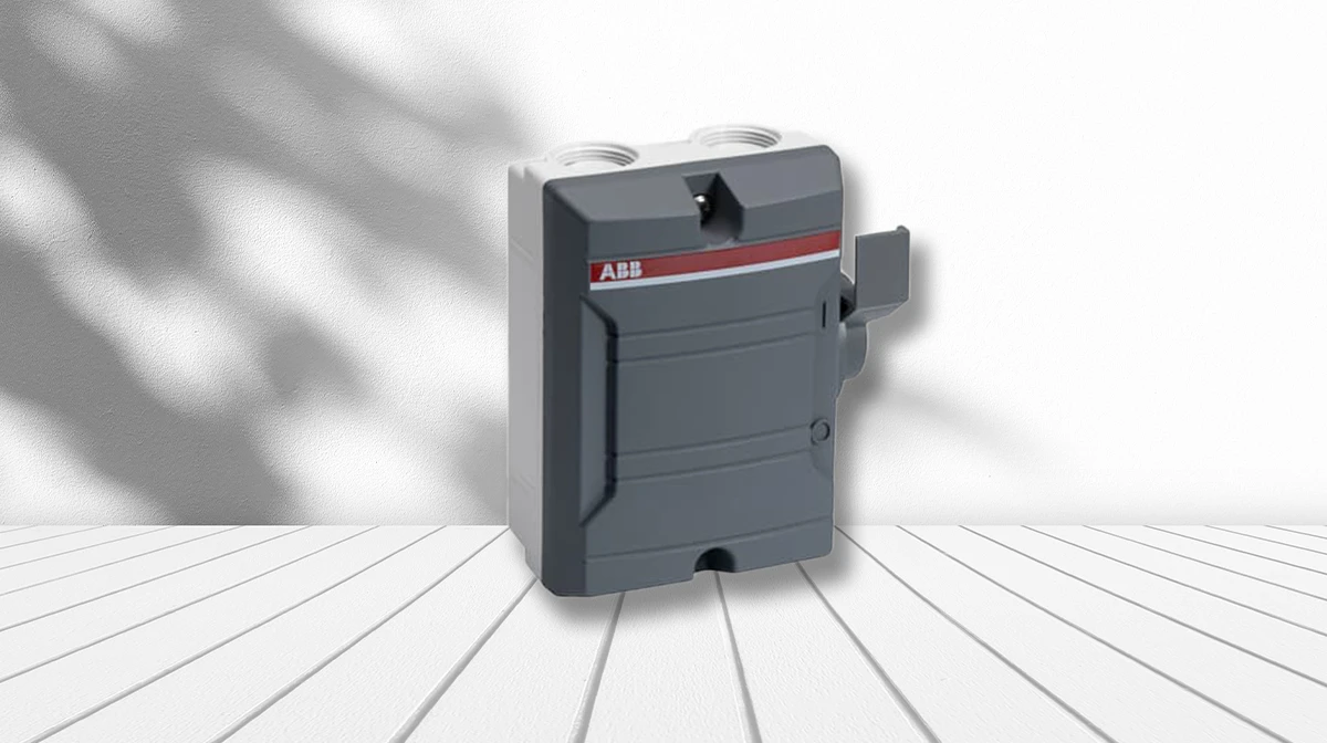 Bezpieczeństwo zaczyna się od rozłącznika.