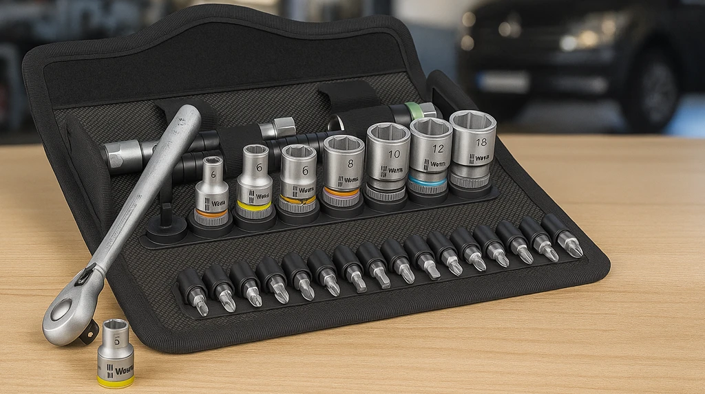 28 elementów, jedno etui, narzędzie na lata