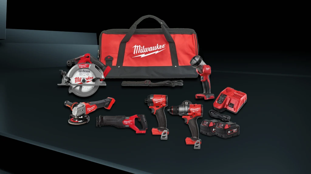 6 profesjonalnych narzędzi, jeden akumulator M18™. Milwaukee FUEL™ – standard mocy