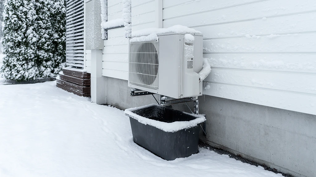 Defrost pompy ciepła zimą