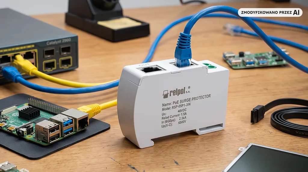 RELPOL RSP-05P1-DIN PoE LAN