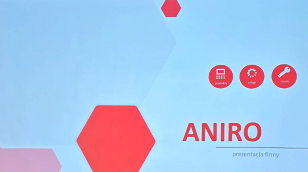 aniro - prezentacja firmy, okładka