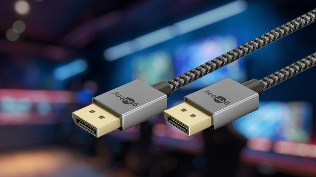 DisplayPort™ 2.0/2.1, 40 Gbit/s Goobay