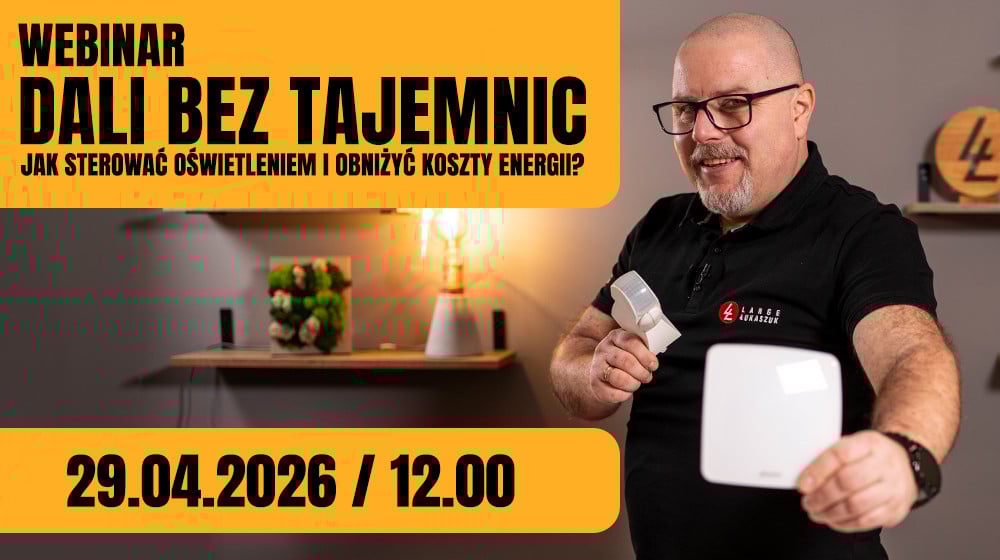 Zapraszamy na darmowy webinar: DALI bez tajemnic. Jak sterować oświetleniem i oszczędzać energię?