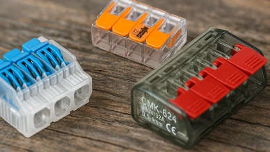 Najlepsze szybkozłączki do przewodów linkowych – porównanie WAGO, Simet i Elektroplast