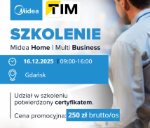 Szkolenie autoryzacyjne z urządzeń klimatyzacyjnych Midea