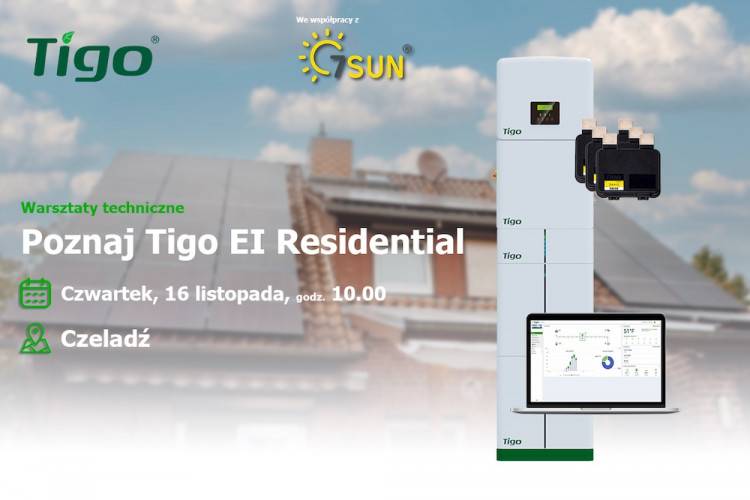 Warsztaty techniczne: Poznaj Tigo EI Residential!