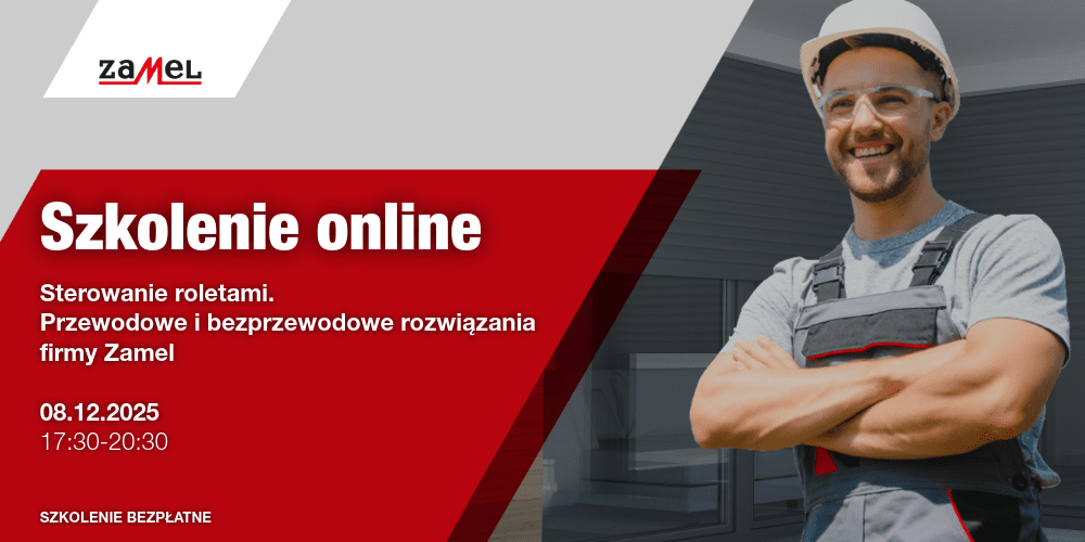 Sterowanie roletami - Przewodowe i bezprzewodowe rozwiązania Firmy ZAMEL
