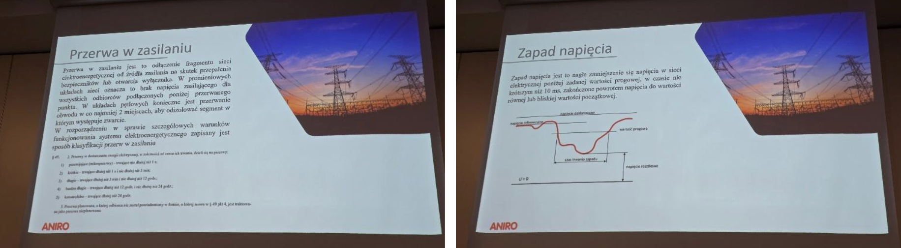 magazyny energii - przerwa w zasilaniu i zapad napięcia