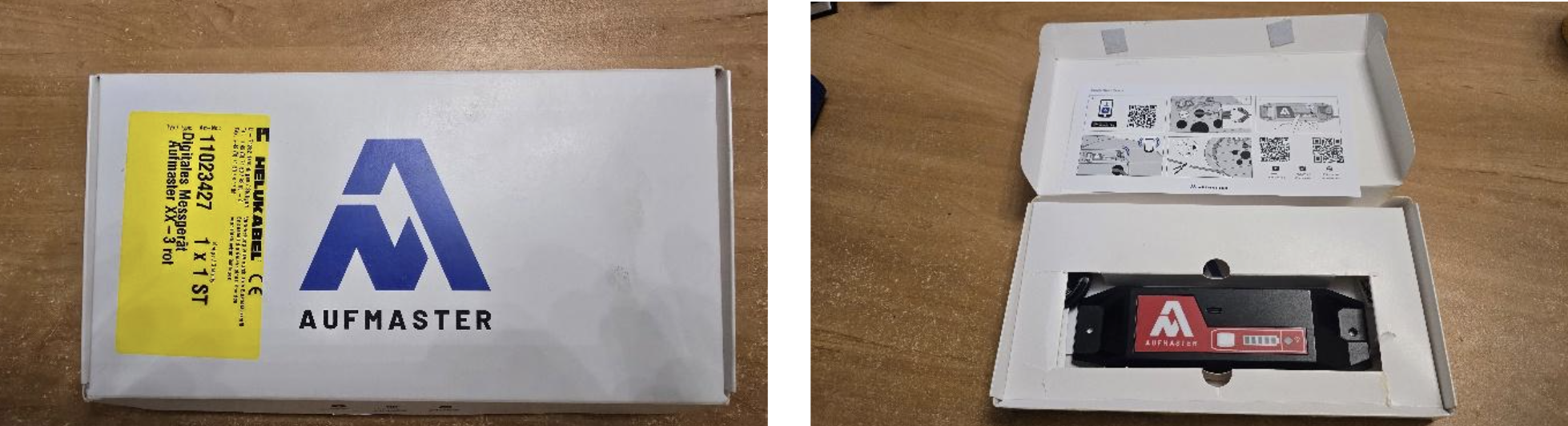 Miernik długości kabla w opakowaniu – Aufmaster