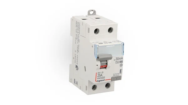 Wyłącznik różnicowoprądowy 2P 25A 0,03A typ F (HPI) SERII DX3 411590 Legrand