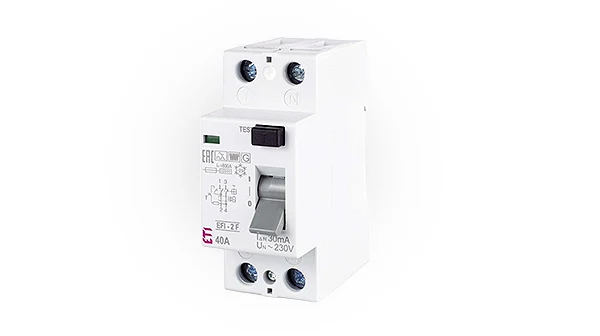 Wyłącznik różnicowoprądowy 2P 40A 0,03A Typ F EFI‑2 F 40/0.03 002062528 ETI POLAM
