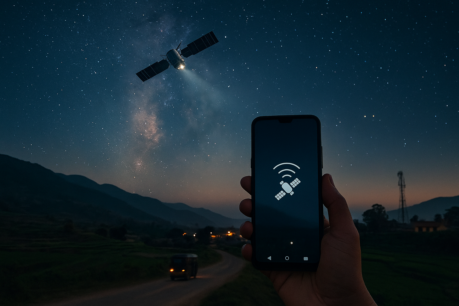 Indie wprowadzają internet satelitarny prosto do smartfonów