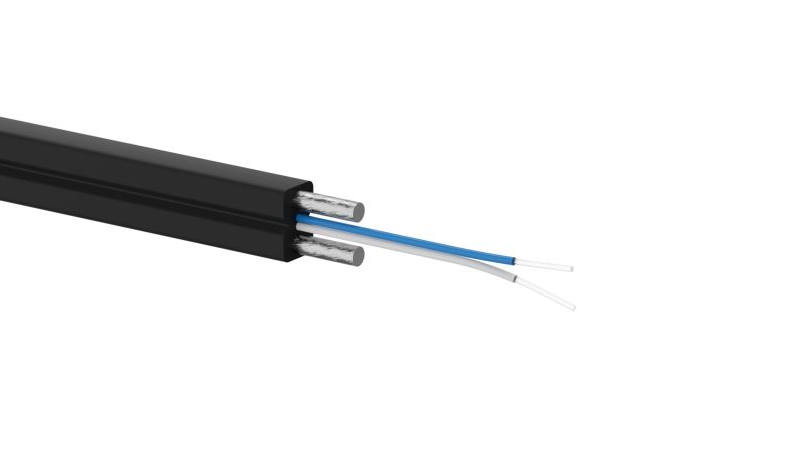 Kabel światłowodowy FTTH, 2J, SM 9/125, LSOH