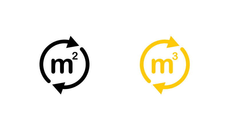 Przeliczenie m2 na m3