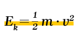 Wzór na energię kinetyczną