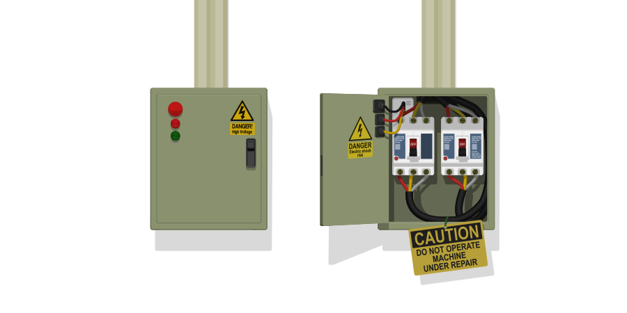 Różnicówka w rozdzielnicy elektrycznej