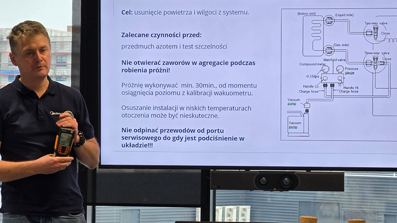 instalacja klimatyzacji Midea - szczegóły instalacji