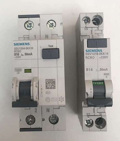 Wyłącznik kombinowany Siemens (RCBO)