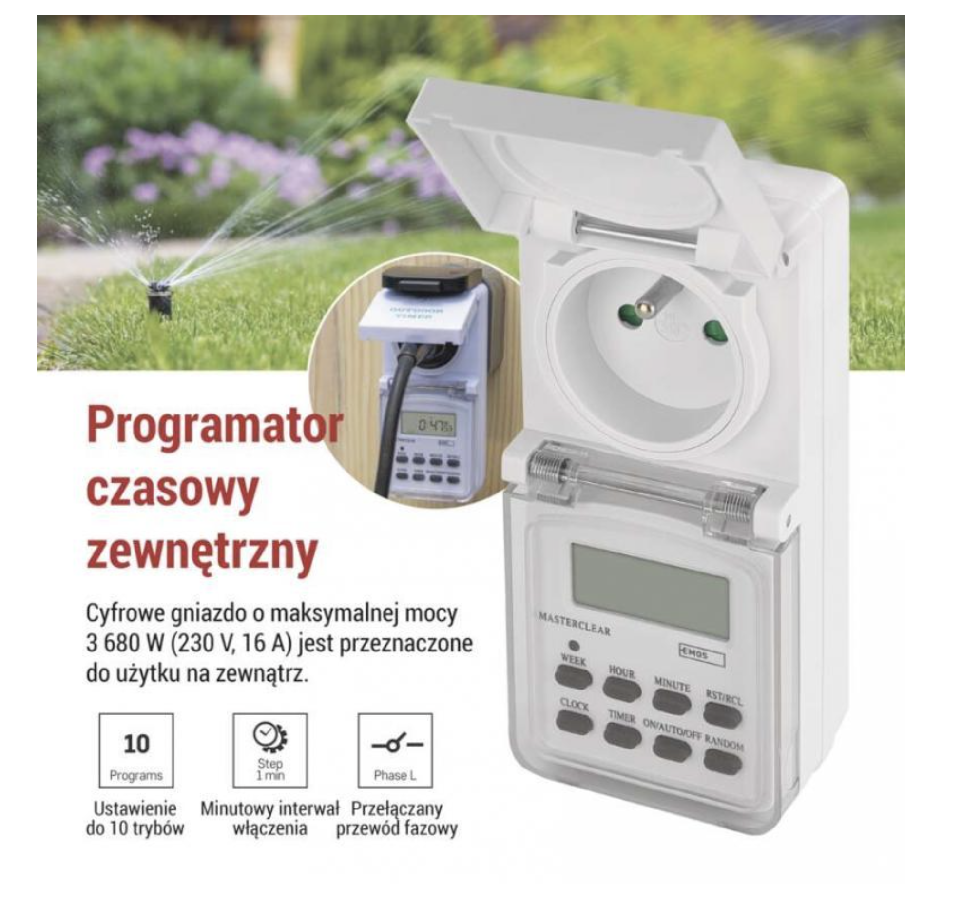 Cyfrowy programator czasu TFE-5/ZEWN IP44. Jak działa i do czego może się przydać?