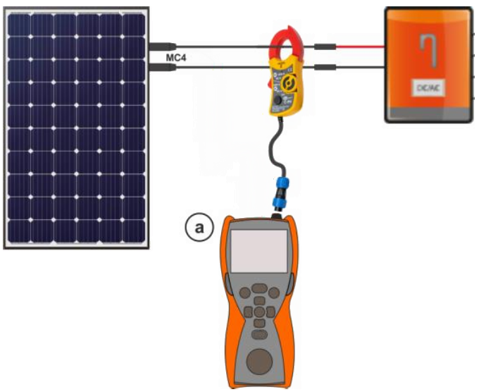 Rys. 11. Podłączenie miernika do pomiaru prądu roboczego