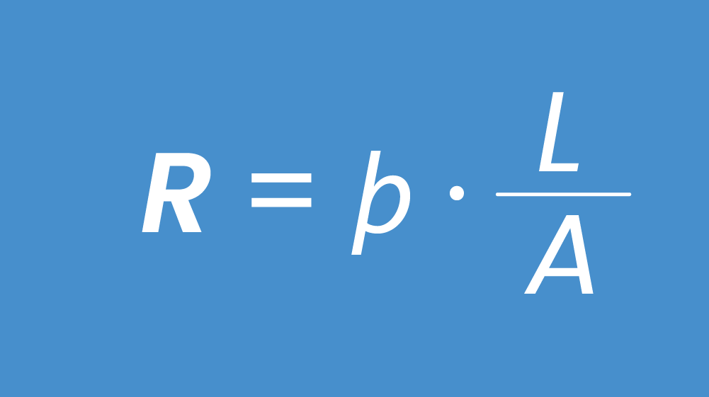 wzór na rezystancję właściwości materiału geometrii przewodnika